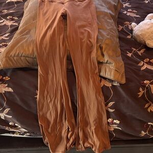 Aerie Terracotta Wide Leg Pants